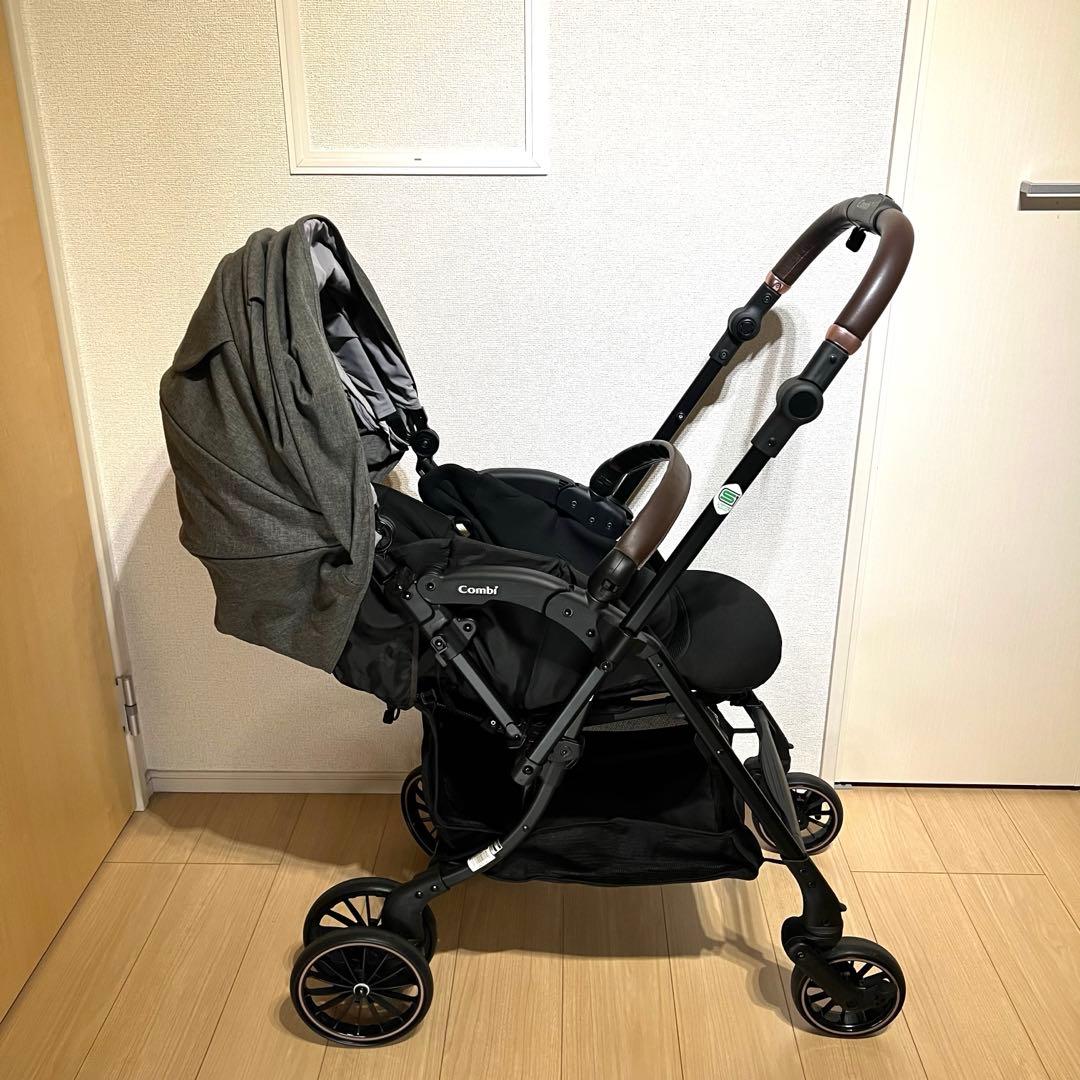 コンビ スゴカル Switch エッグショック AS アッシュグレー 両面式