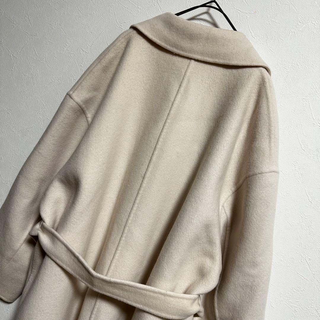 【23区　otonaMUSE掲載】 MANTECOリバー ロング コート　ウール