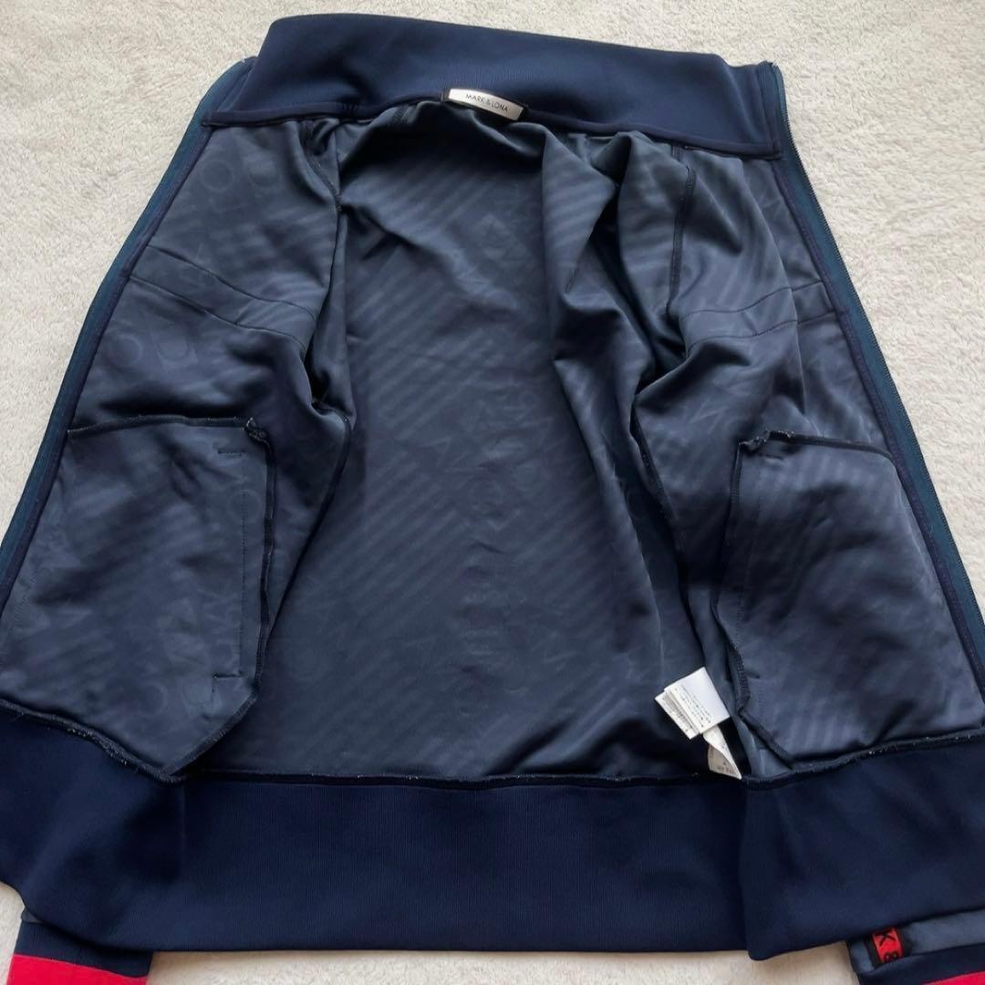 美品　マークアンドロナ　セットアップ　ジャケット　パンツ　ジャージ　ネイビー