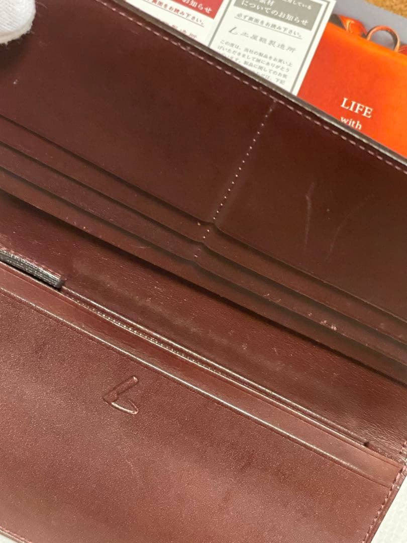 ◆感謝価格◆希少品◆土屋鞄◆コードバン長財布◆小銭入れあり◆
