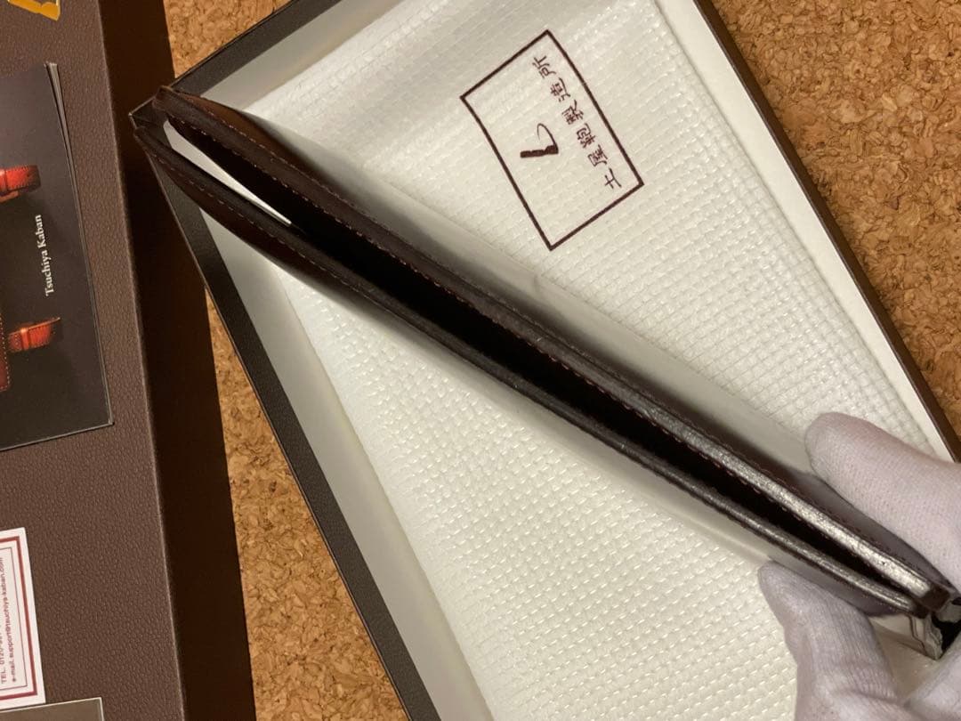 ◆感謝価格◆希少品◆土屋鞄◆コードバン長財布◆小銭入れあり◆