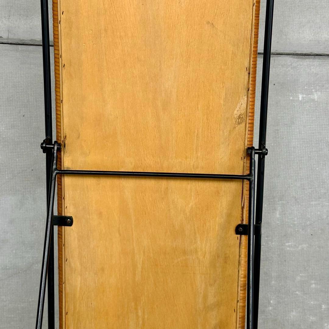 ✿レトロ✿可愛いアイアン装飾 ラタンフレーム 全身鏡 姿見 アンティーク調