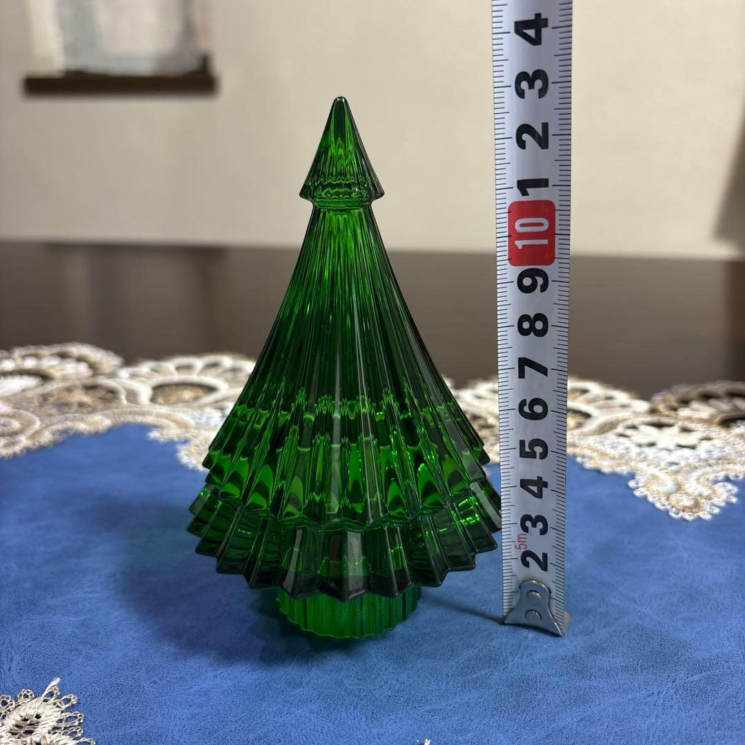 Baccarat バカラ　クリスマスツリー フランス ノエル　グリーン