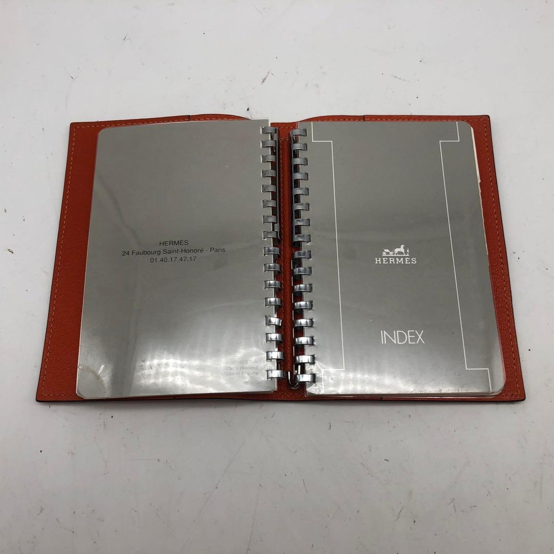 エルメス アジェンダ 手帳 ダイアリー レフィル付 革 EZ243