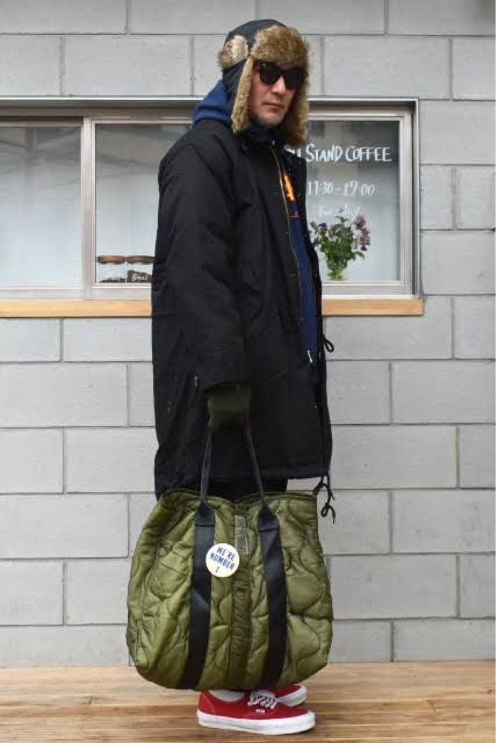 US 三軒茶屋 Military M-65 Quilted Bag バック