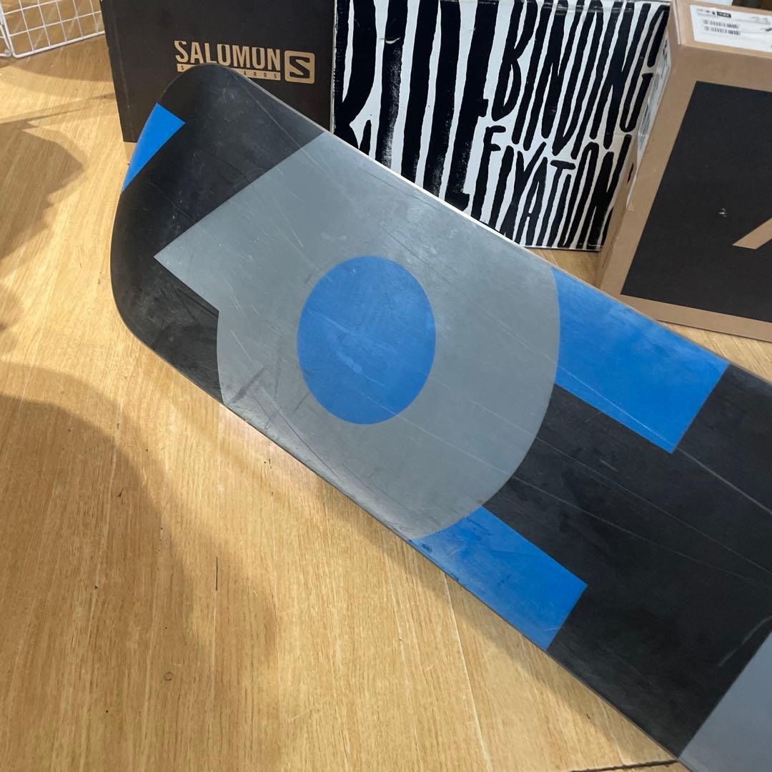 BURTON×FLOW　クラッシュ　バートンスノーボードセット　バインディング付