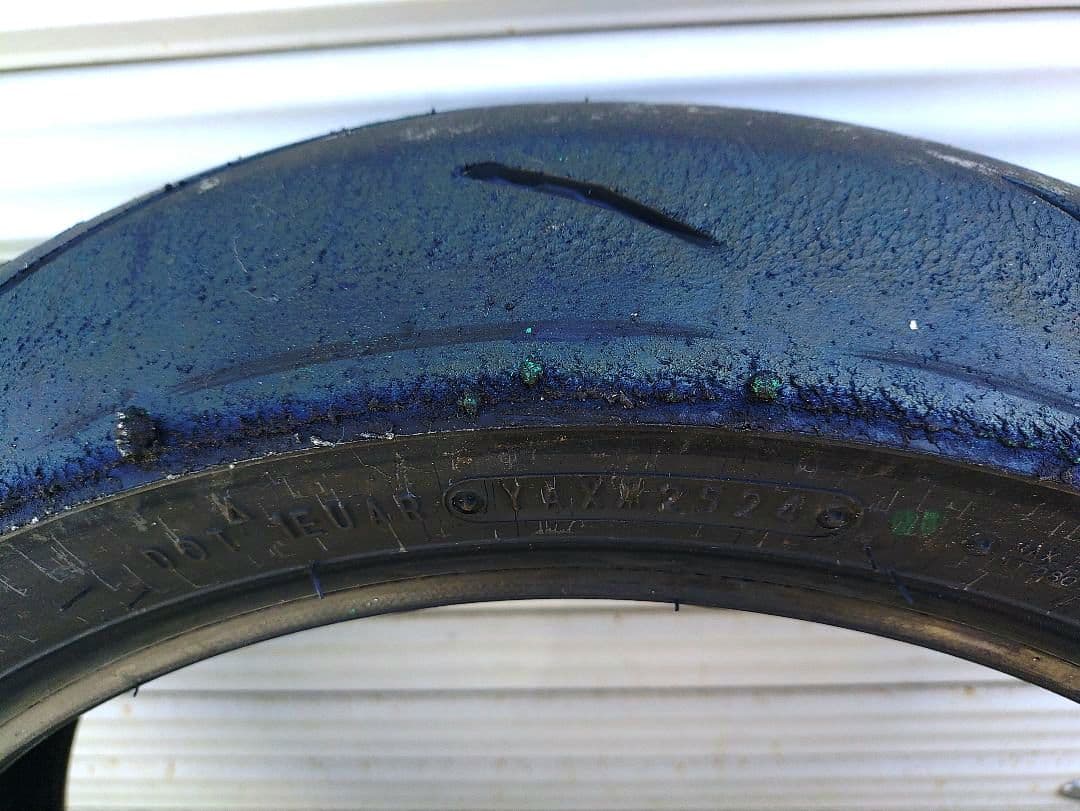 ダンロップ　α-13SP H F110/R150 前後セット 90分使用