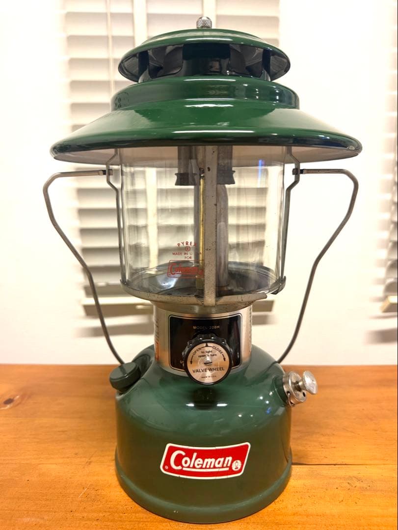 【極美品】コールマン：228Hツーマントルランタン（1974年11月製）