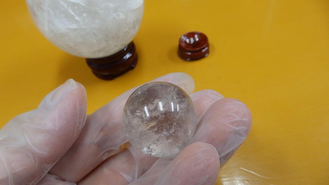 水晶玉　丸玉