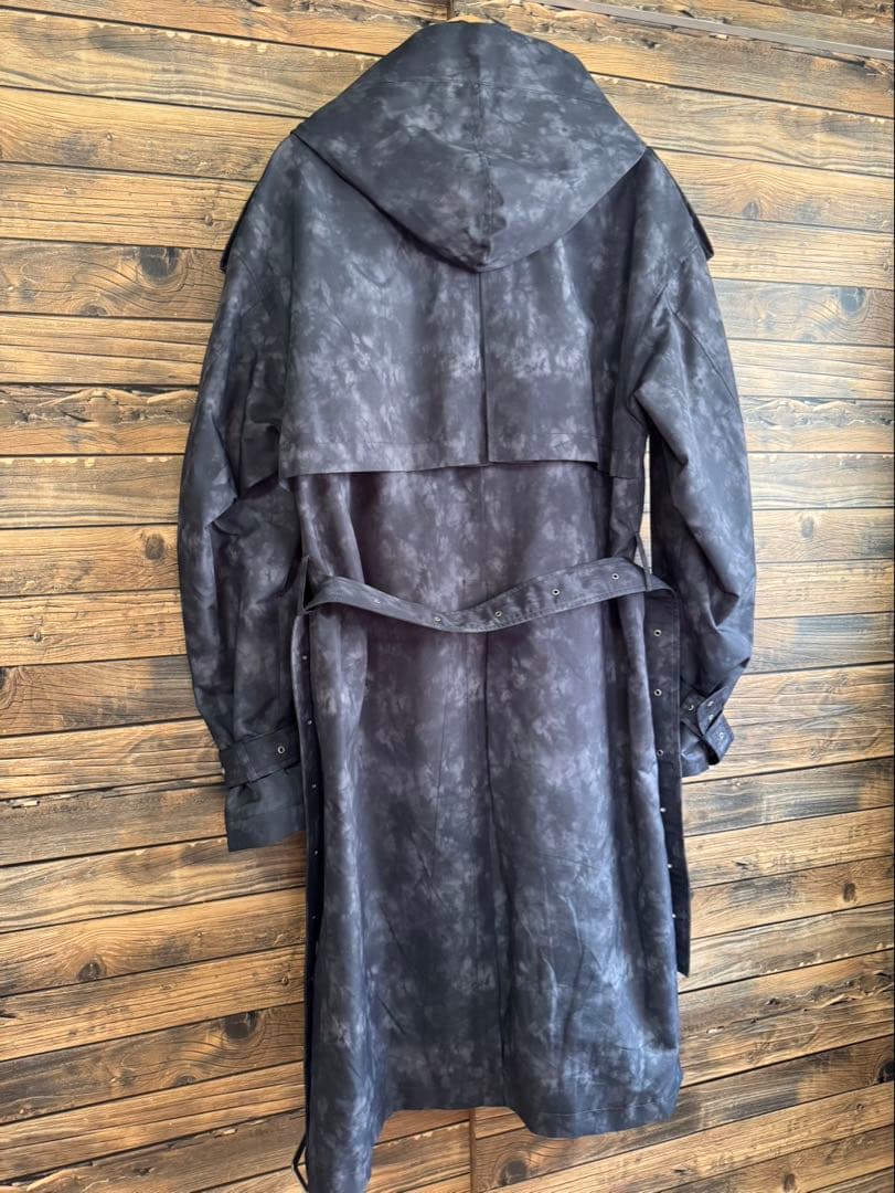 GRANCY Patterned Long Coat トレンチコート Lサイズ