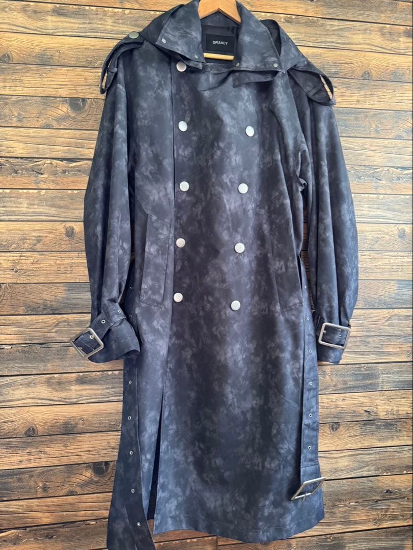 GRANCY Patterned Long Coat トレンチコート Lサイズ
