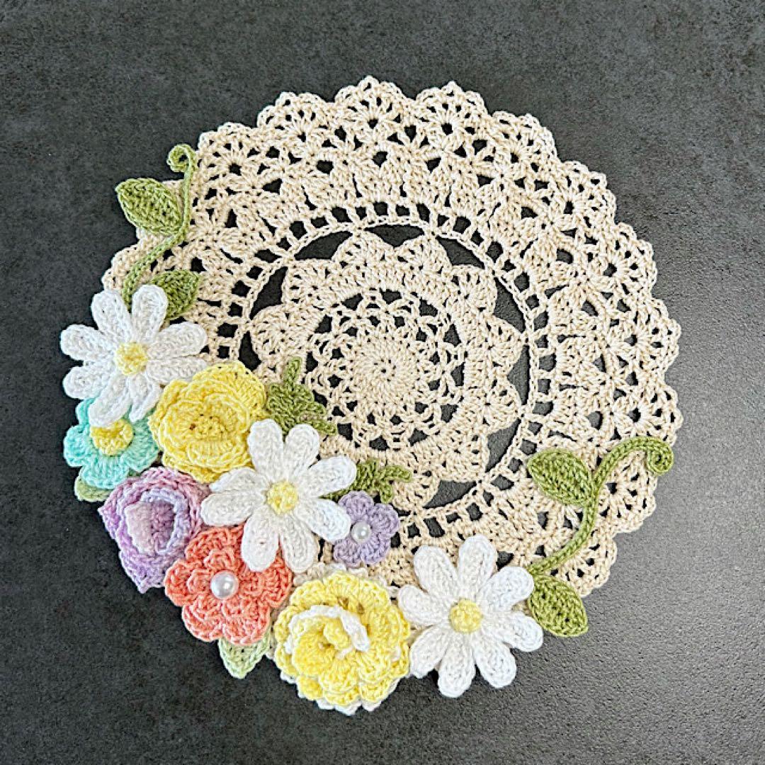 ＊さばねこ＊レース編み＊ドイリー