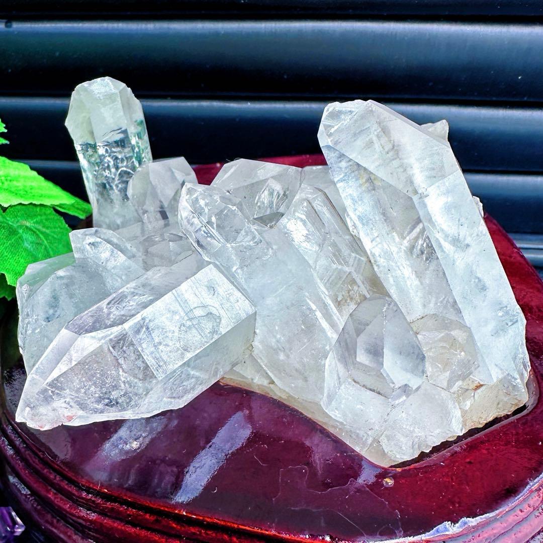 希少高透明度❗️キラキラ☆マニカラン産ヒマラヤ水晶クラスター超強いパワーA1411