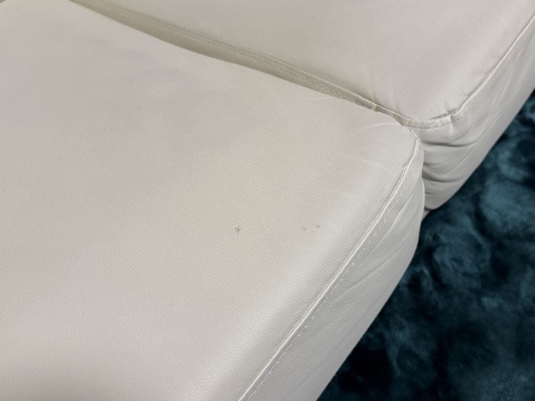 ホワイトソファ 約190cm