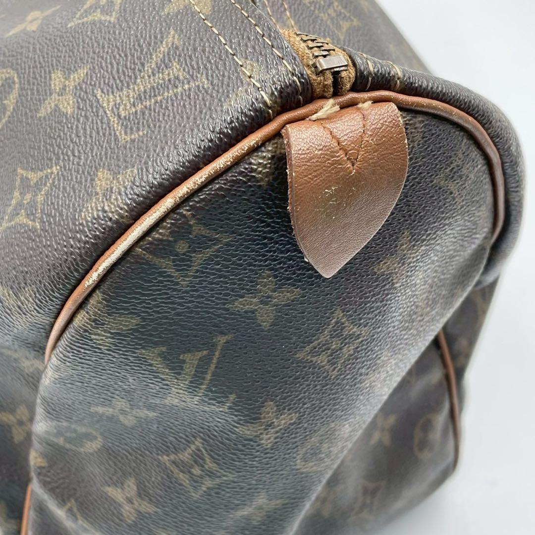 使用感あり　ルイヴィトン　モノグラム　ボストンバッグ　キーポル45 ブラウン