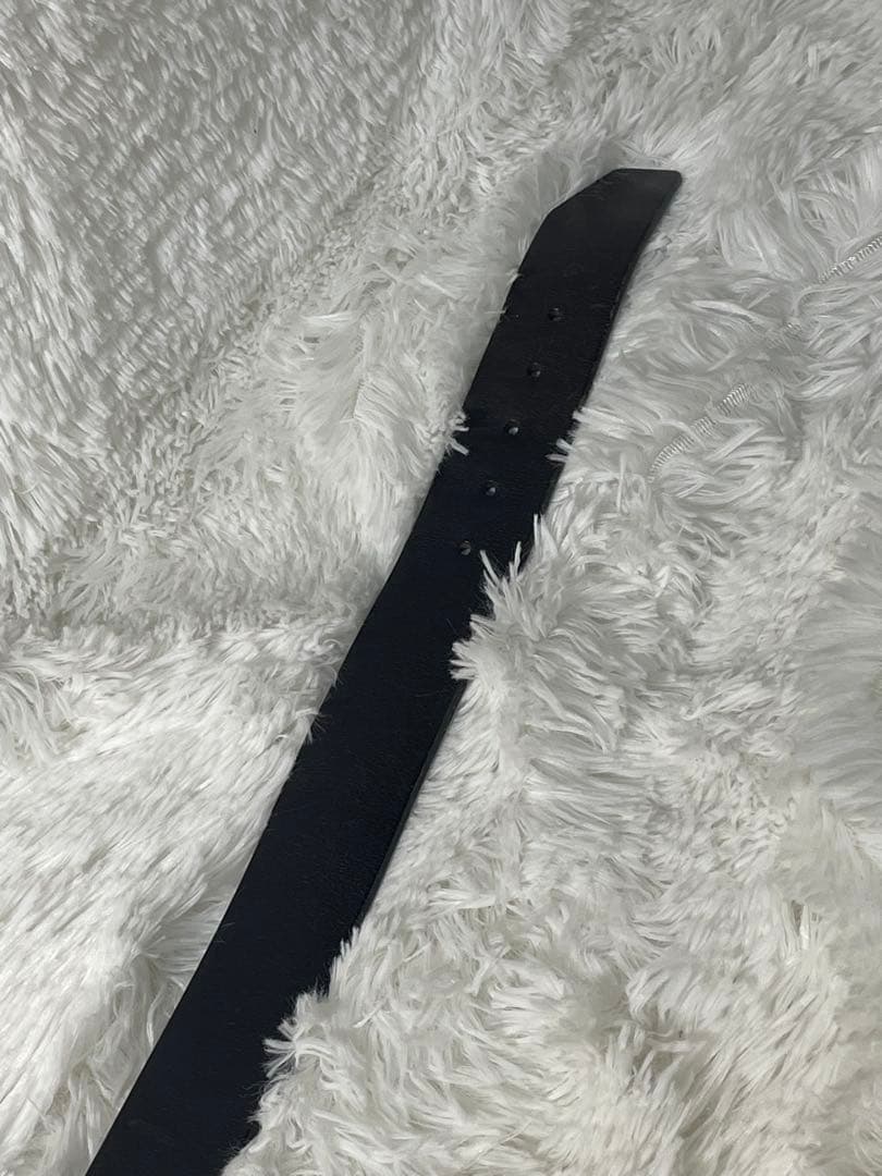 希少　Levi’s オールドレザー　レザーベルト 本革 ヴィンテージ　ブラック