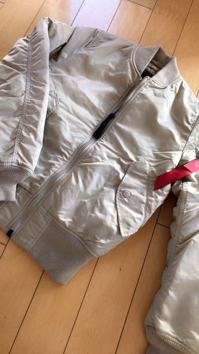 emoda ALPHA コラボ　MA-1 ナイロンジャケット　エモダ