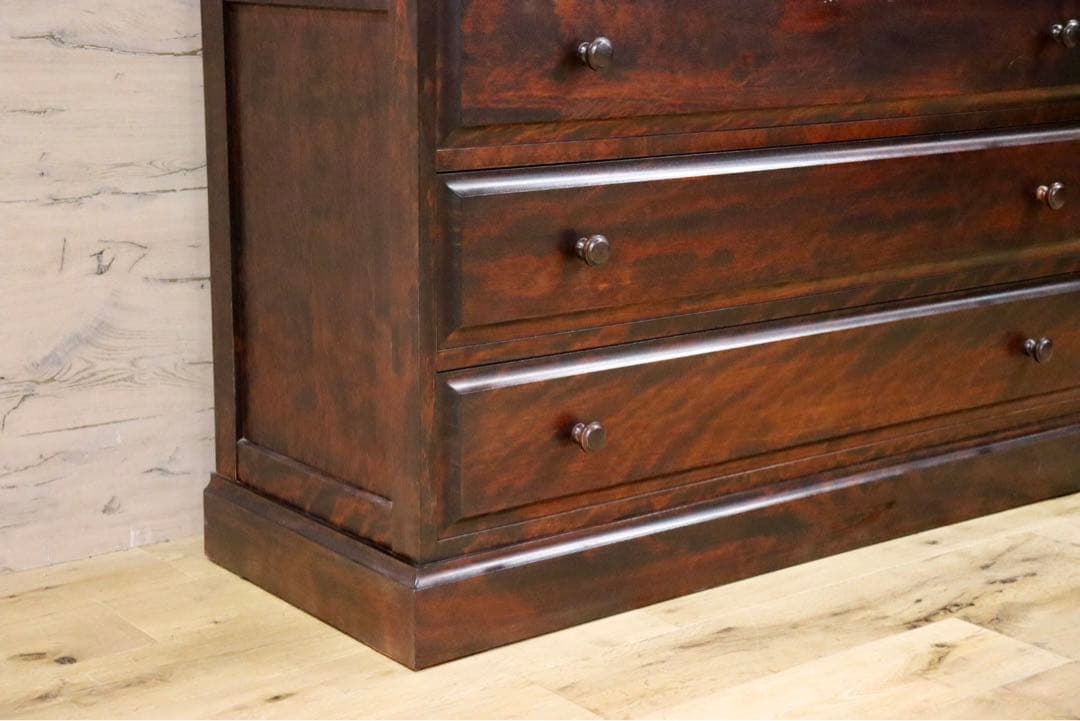 GMGS252○神居民芸 7段チェスト 整理箪笥 整理タンス 衣装箪笥 樺材