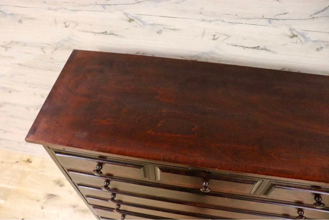 GMGS252○神居民芸 7段チェスト 整理箪笥 整理タンス 衣装箪笥 樺材