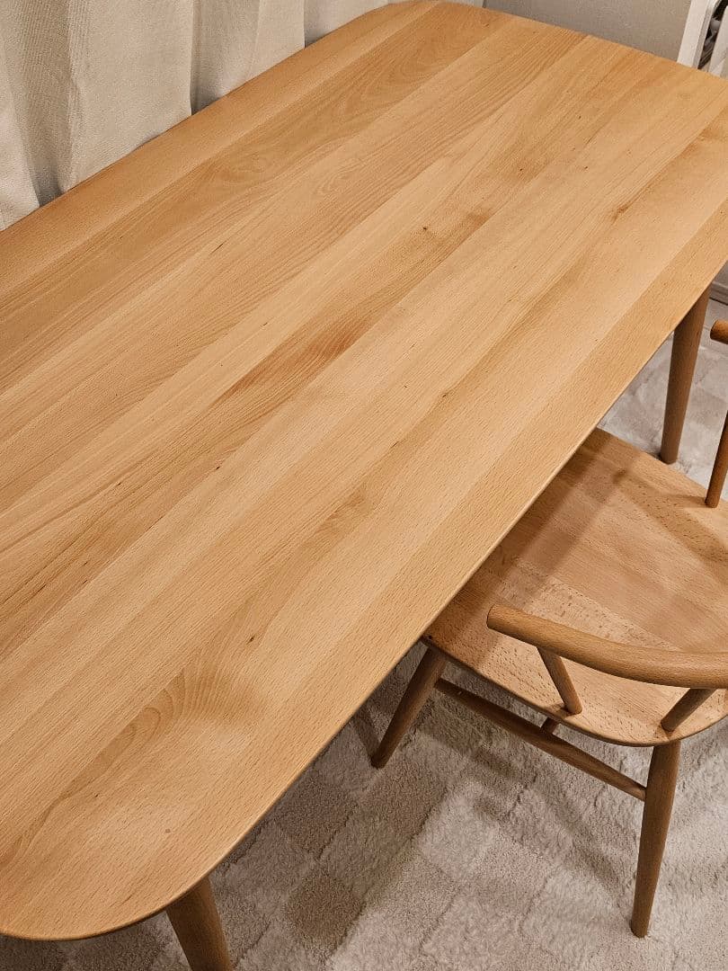 無印良品　ブナ材テーブル　150cm