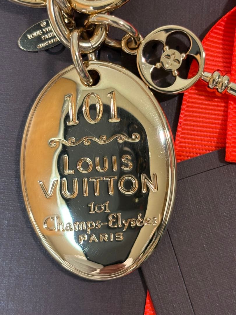 【極美品】ルイヴィトン ポルトクレ メゾン　ゴールド　 キーホルダー キーリング