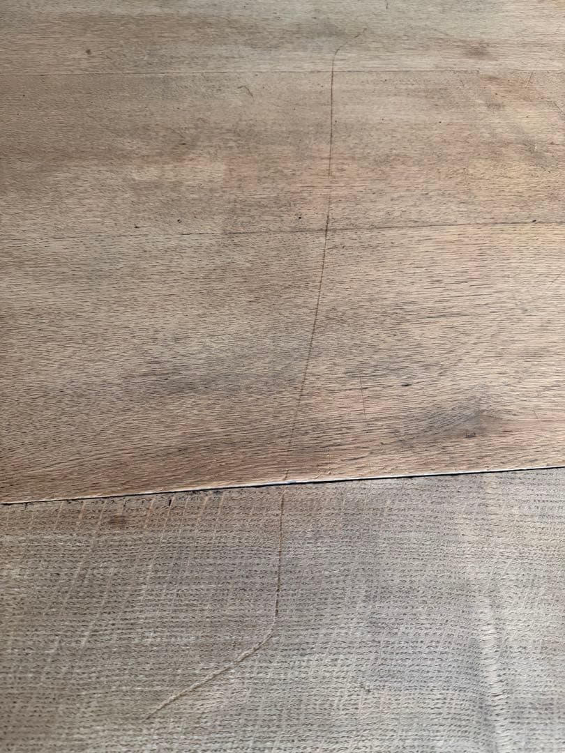 ビンテージ アンリ2世様式　ダイニングテーブル 剥離