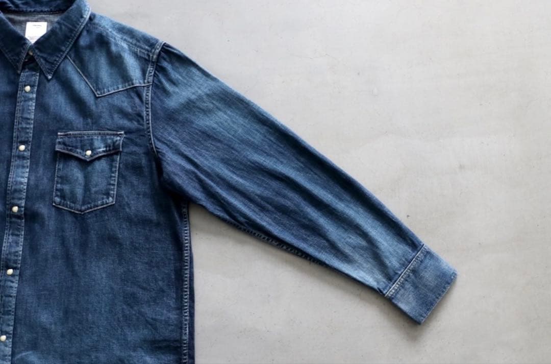 トップス visvim SOCIAL SCULPTURE SHIRT DMGD 3