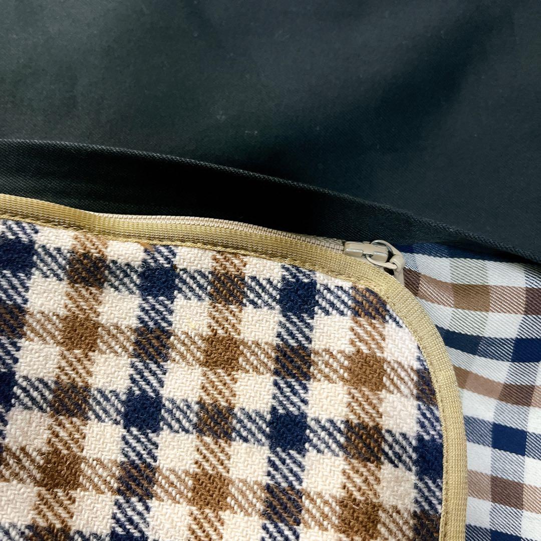 美品✨アクアスキュータム ステンカラーコート ライナー付 比翼 着丈110以上