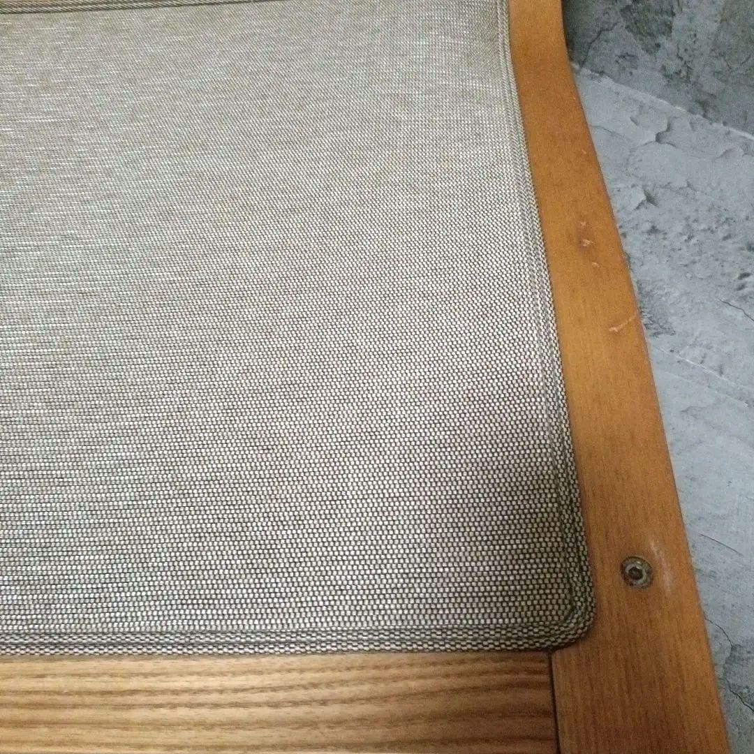 カリモク 木組 ベントウッドソファ プライウッド アームレスソファー レトロ①