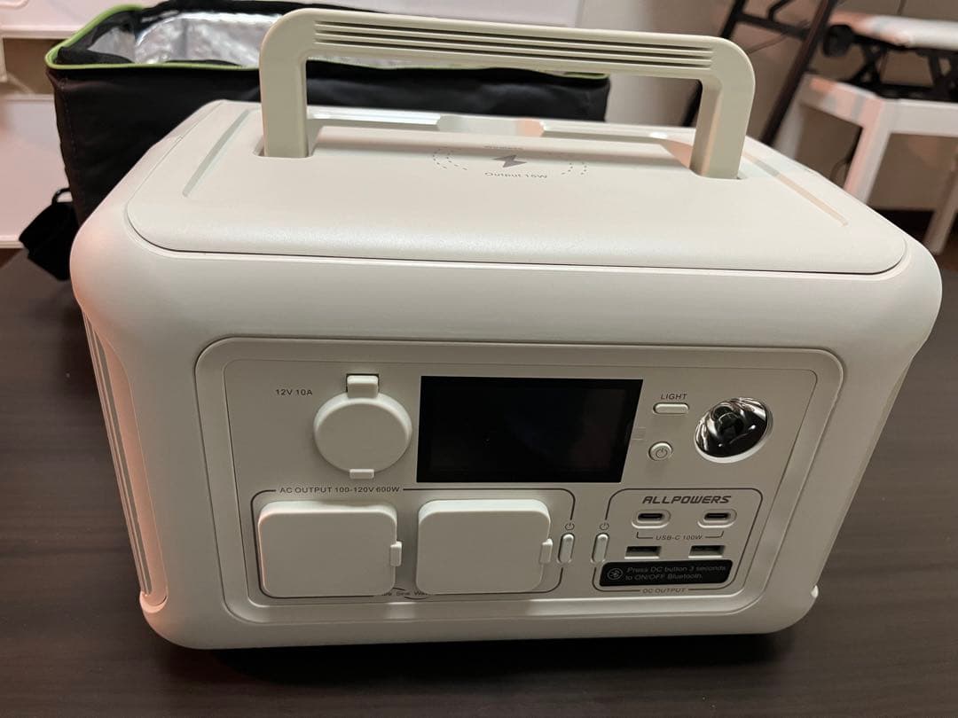 ALLPOWERS R600 ポータブル電源（付属コードにPSEマーク表記有り）