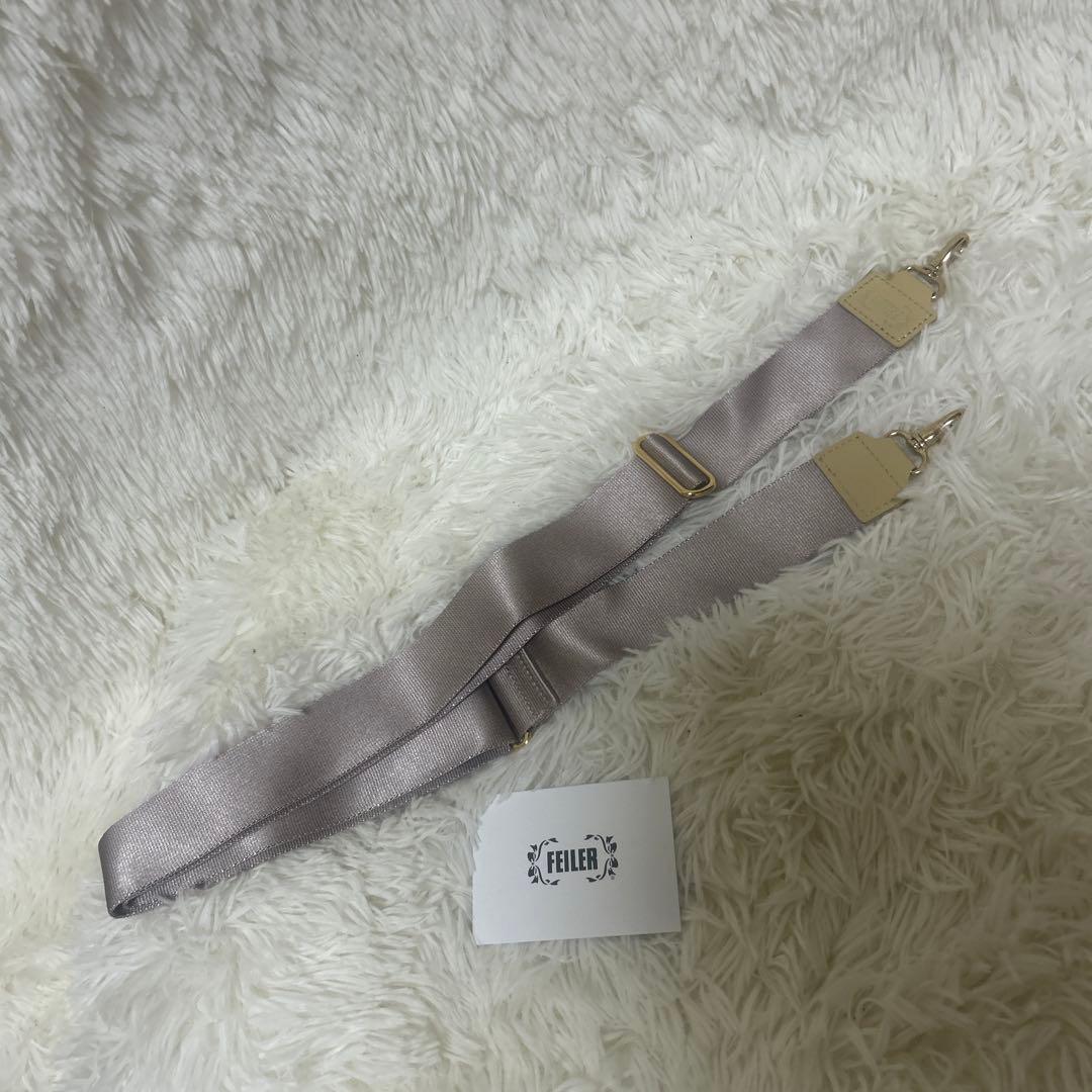 【未使用級】フェイラー　ハイジトートバッグ　チェック　ショルダーストラップ