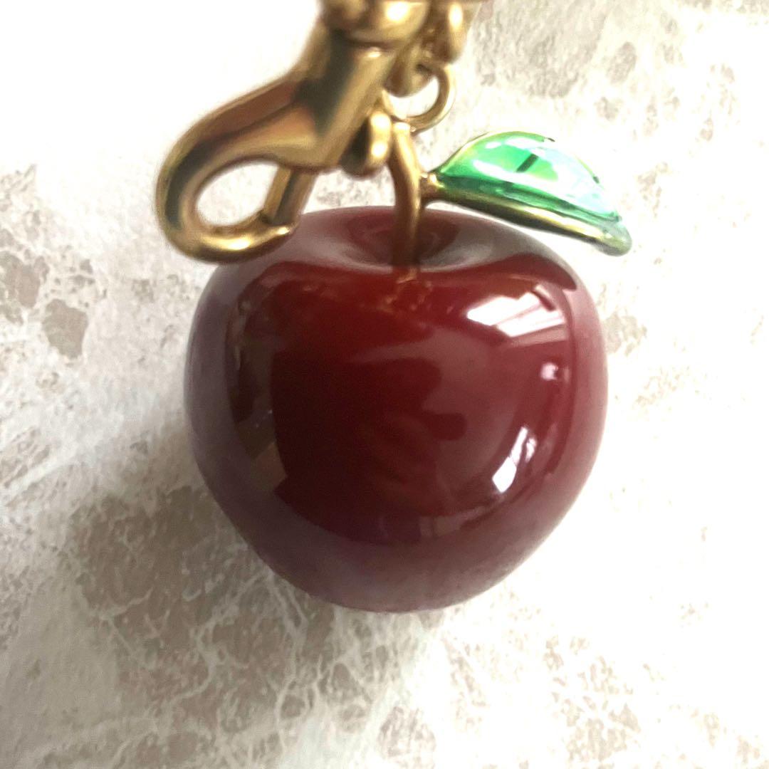 未使用級☆コーチ☆COACH りんご　アップル　キーホルダー　バッグチャーム