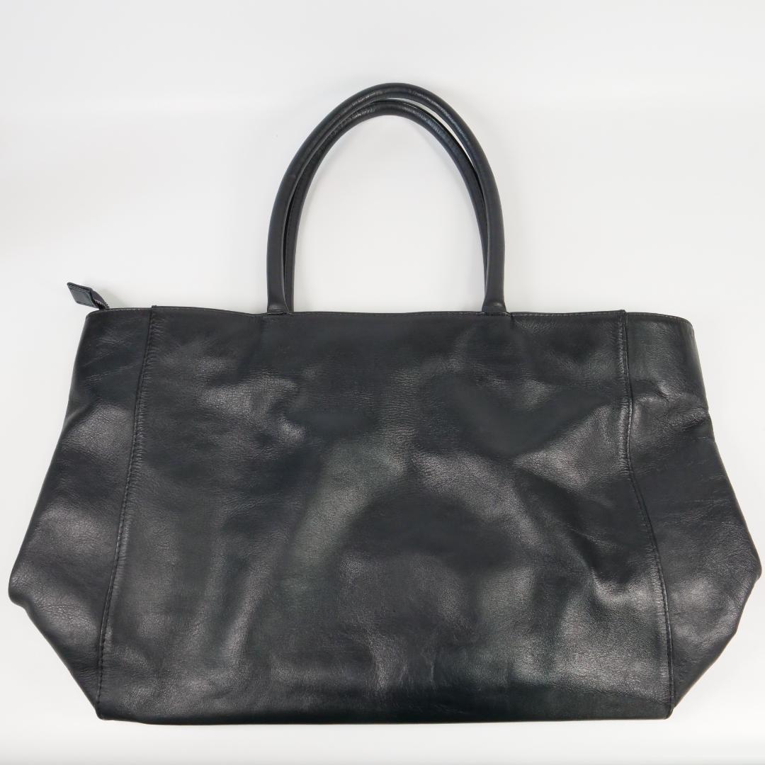 美品✨ ユナイテッドアローズ トートバッグ ダークネイビー レザー A4可