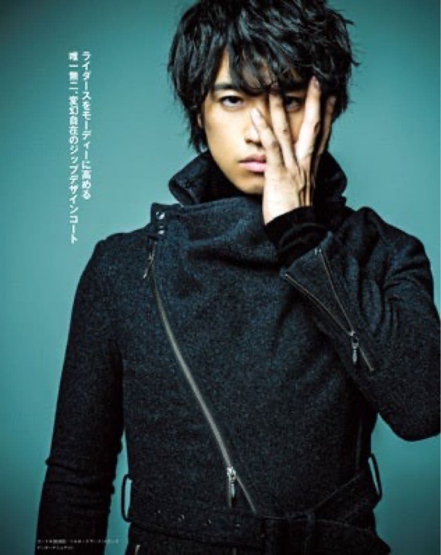 トルネードマート「ウールツイルドレープコート」ダークネイビーM✨松坂桃李・斎藤工