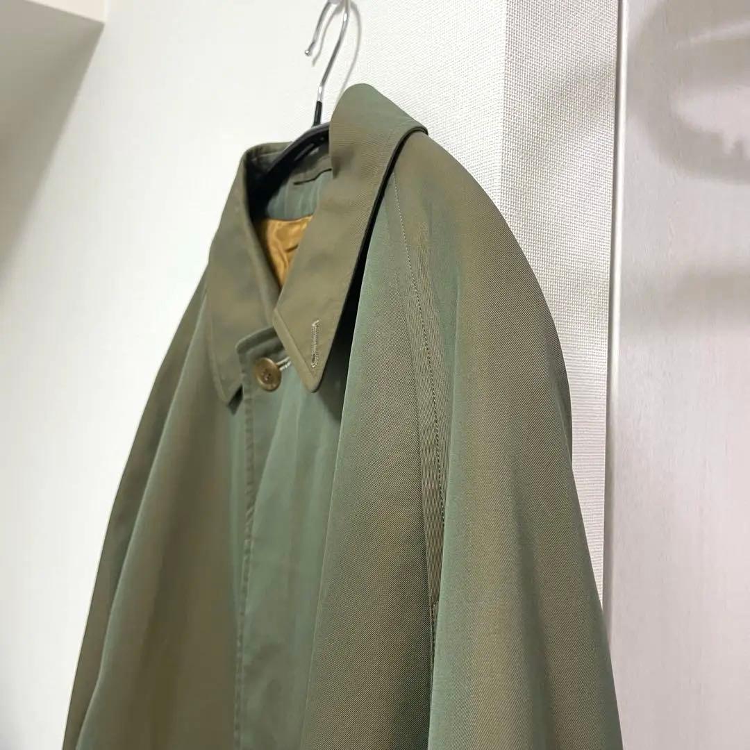 【超希少】美品 一枚袖 バーバリー ステンカラーコート 玉虫色