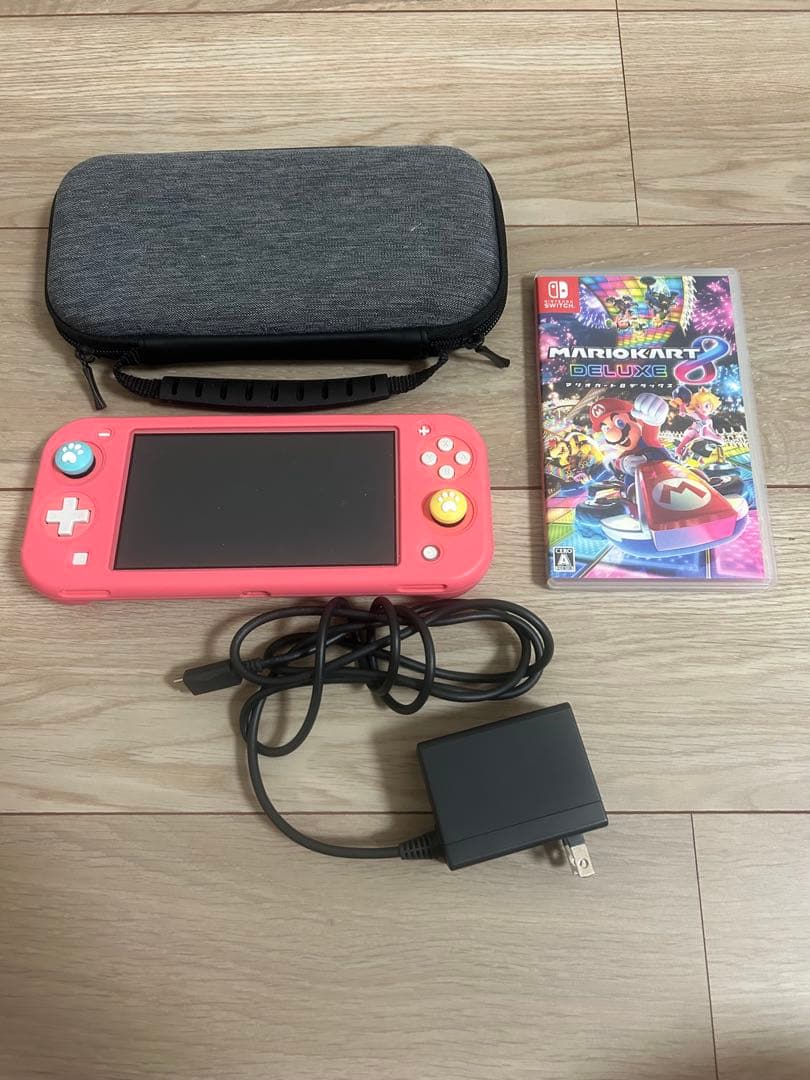 Nintendo Switch Lite ピンク 本体　マリオカート8デラックス