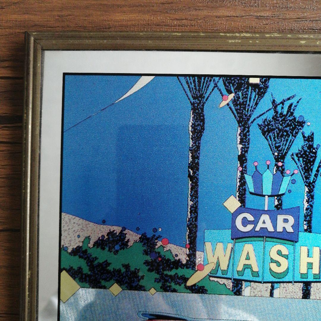 鈴木英人　レトロ　American Portraitアメ車　パブミラー