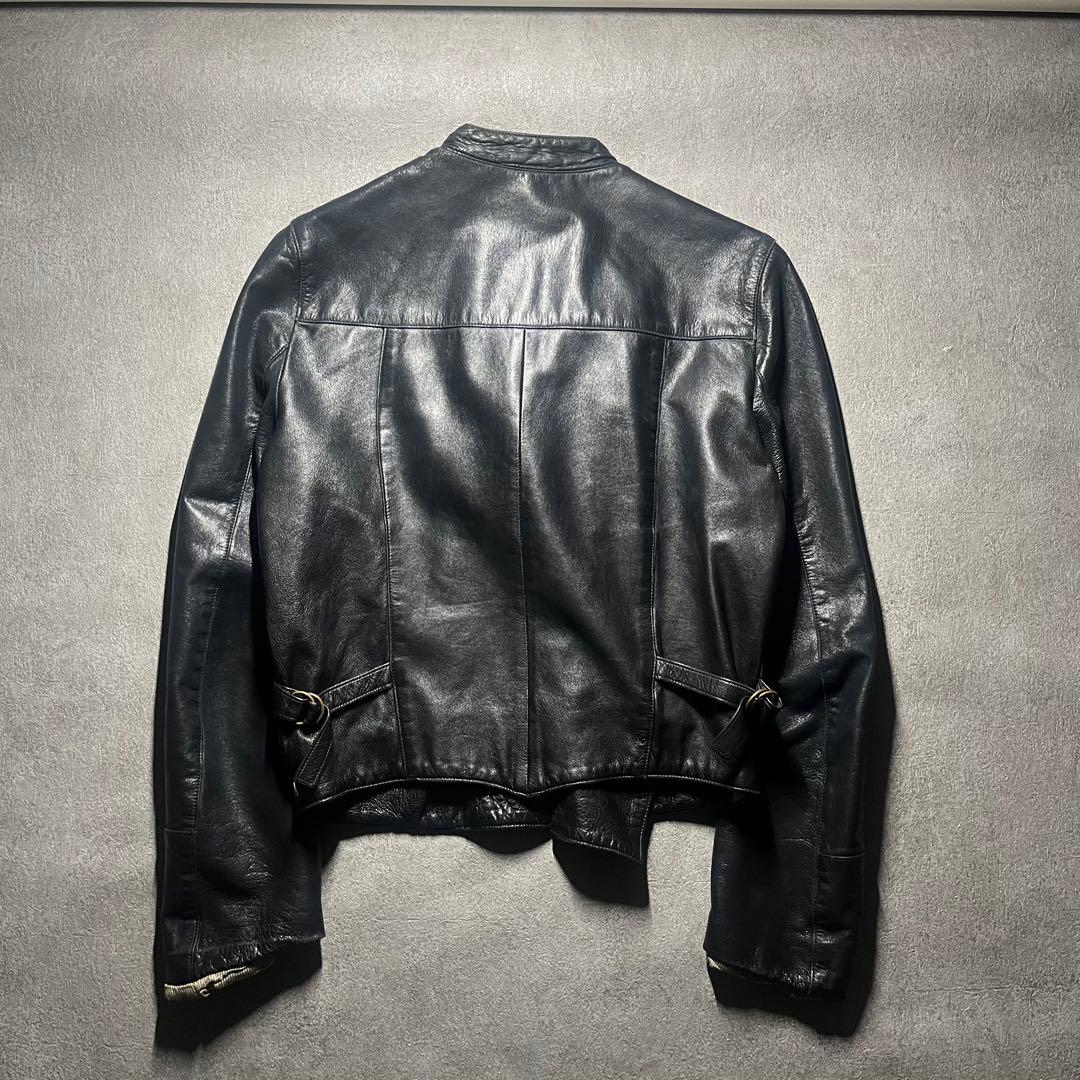 agnes b. スペシャル レザー ナポレオンジャケット vintage