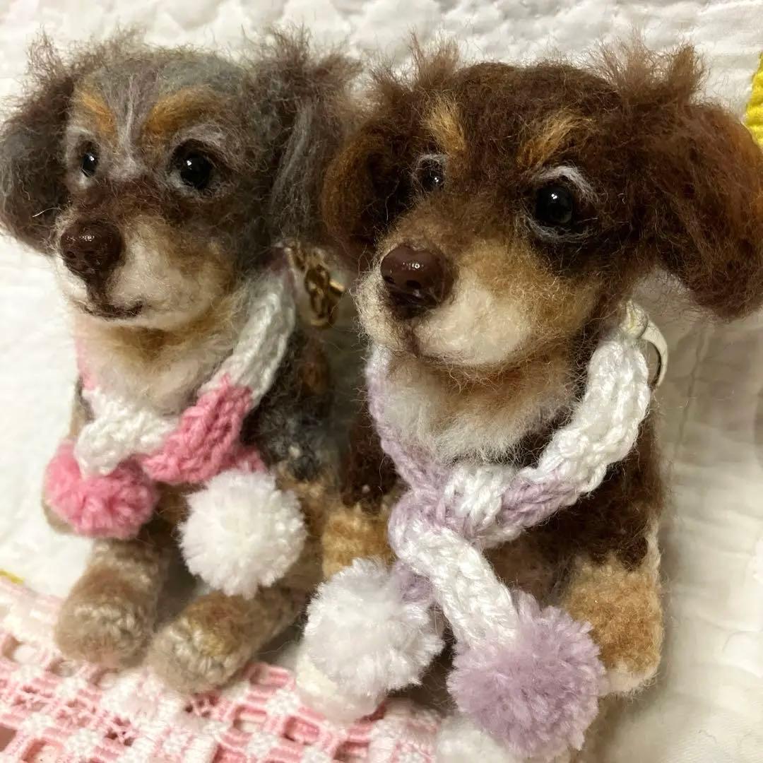 elbo様　あみぐるみ　うちの子オーダno132〜137 ダックスチワワプードル