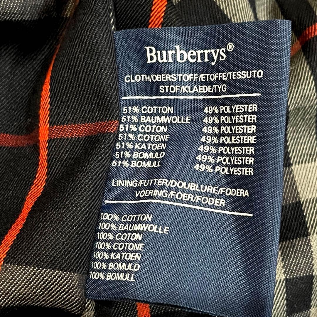 【美品】90s ヴィンテージ Burberrys' サイズL イングランド製