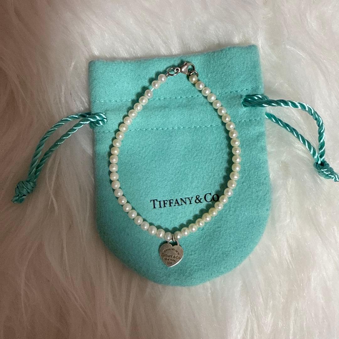 最終値下げ　Tiffany リターントゥティファニー　パールブレスレット 925