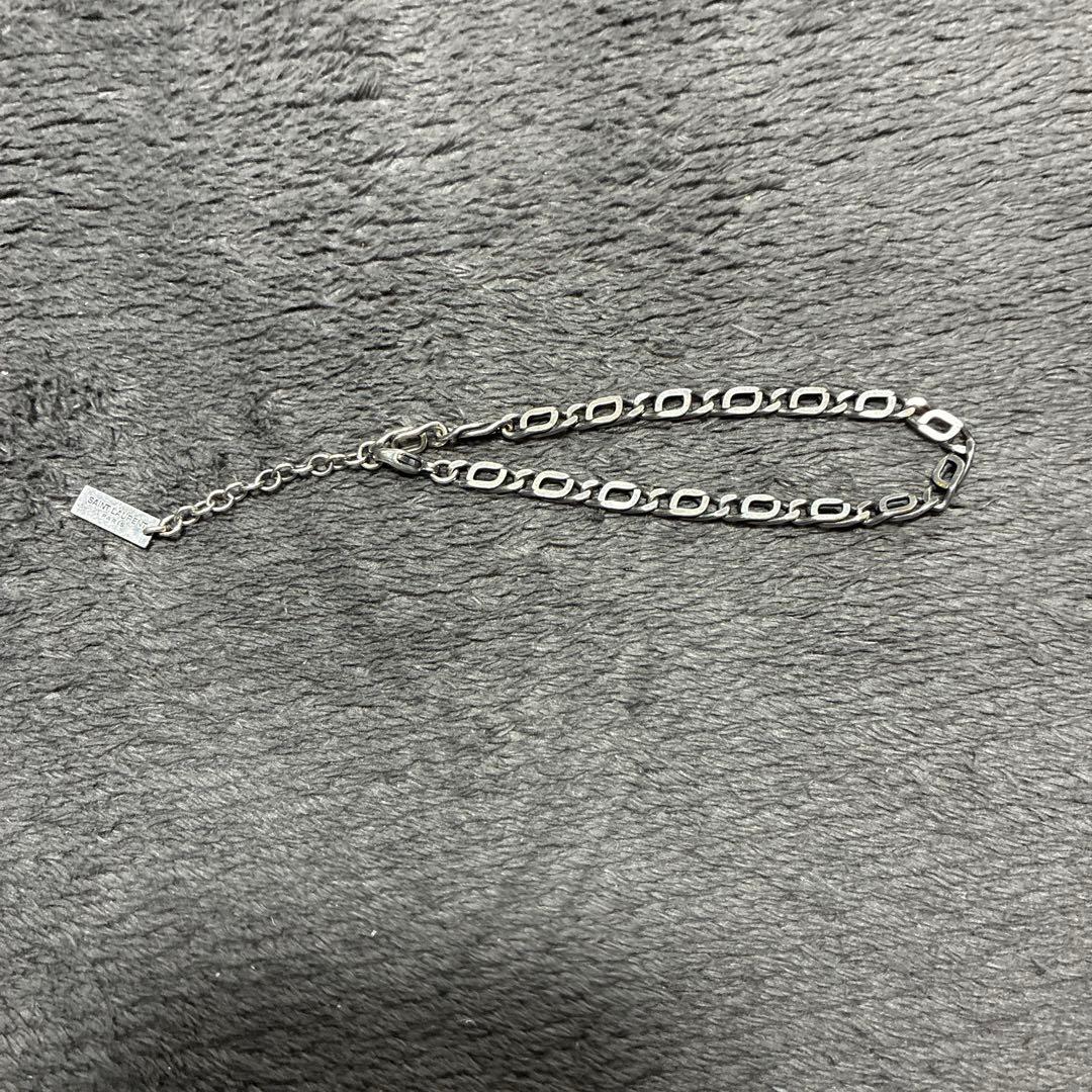 サンローラン　ブレスレット　シルバー　銀色　0712
