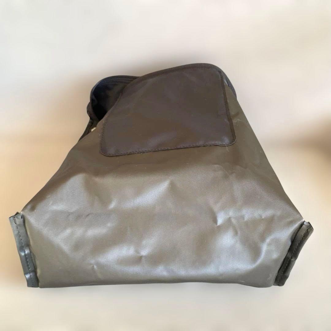 【美品】LONGCHAMP リュック 黒　ブラウン ル・プリアージュ