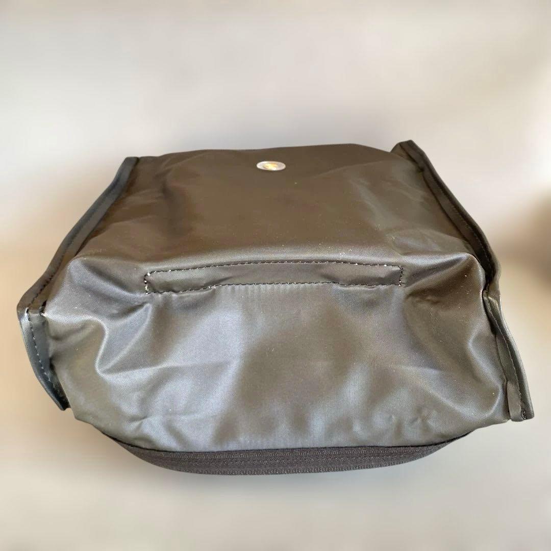 【美品】LONGCHAMP リュック 黒　ブラウン ル・プリアージュ