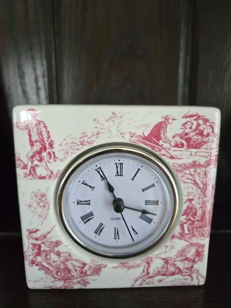 トワルドジュイの陶器製置時計