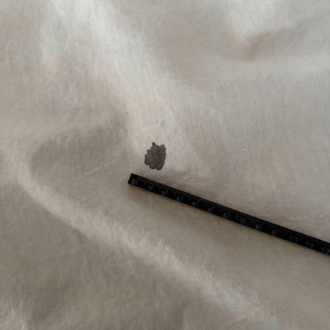 ［訳あり］フランスアンティーク　モノグラム刺繍入り　メティス生地　大判カバー