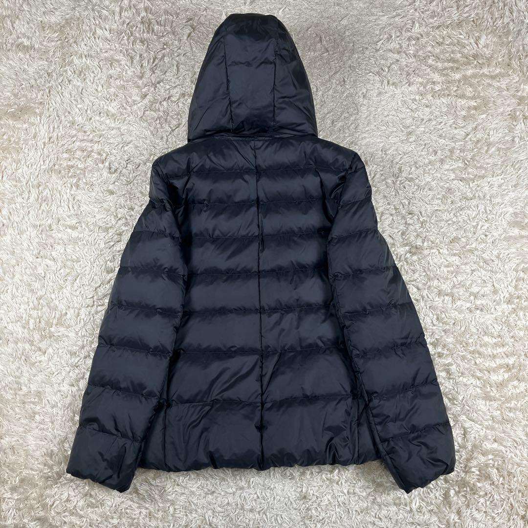 23区 シレータフタ ダウンジャケット 黒 フード取外し可 42 XLサイズ