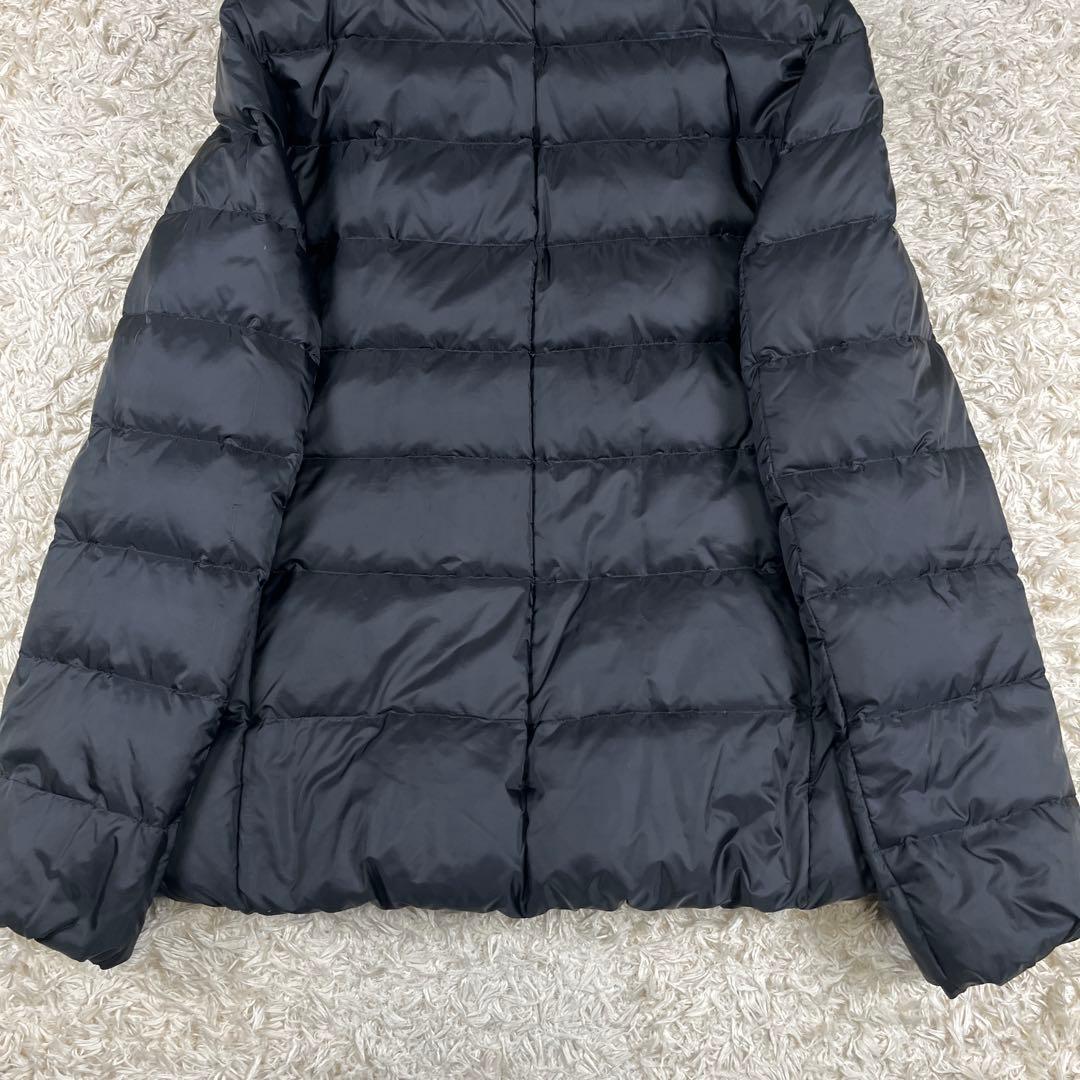 23区 シレータフタ ダウンジャケット 黒 フード取外し可 42 XLサイズ