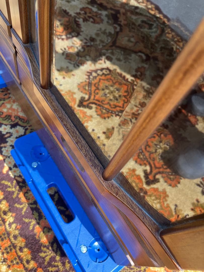 ガラスキャビネット アンティーク インテリア 飾り棚 食器棚 棚