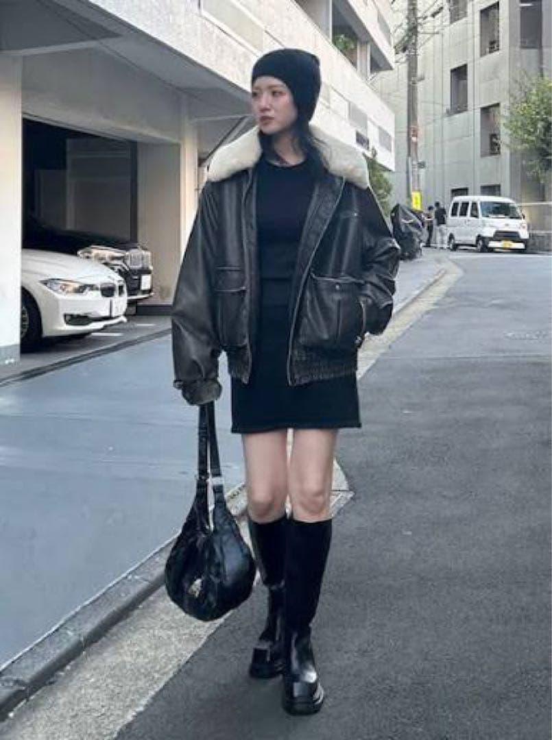 スライVINTAGE F／LEATHER S／ブルゾン